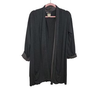 Bergdorf Goodman Vintage Haute Hippie Black Cardigan